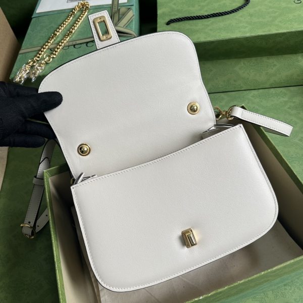 White Gucci Blondie Top-Handle Replica Bag - Style 735101 - Image 9