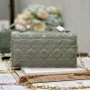 Best Replicas Bags - Dior Miss Mini Bag Replica in Rock Gray Patent Calfskin Shop For Best Louis Vuitton LV Replica Bags With Cheap Price