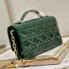 Best Replicas Bags - Replica Dior Miss Mini Bag in Rose Pine Green Patent Shop For Best Louis Vuitton LV Replica Bags With Cheap Price