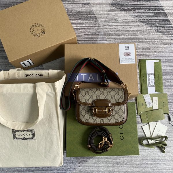 Replica Gucci Horsebit Bag in Min Brown – Timeless Elegance - Image 2