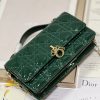 Best Replicas Bags - Replica Dior Miss Mini Bag in Rose Pine Green Patent Shop For Best Louis Vuitton LV Replica Bags With Cheap Price