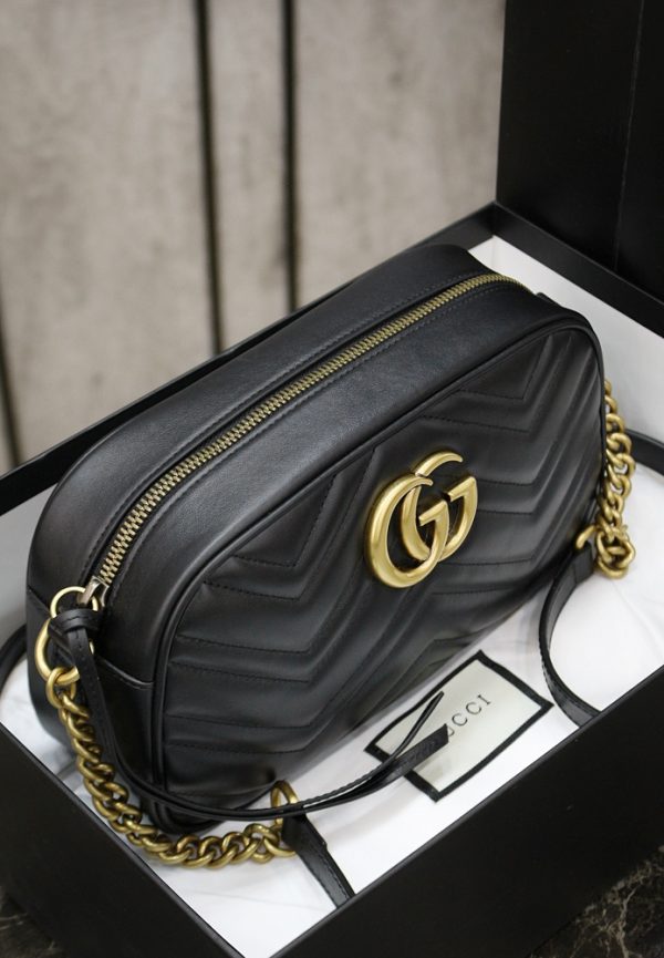 Replica Gucci GG Marmont Matelasse Shoulder Bag 447632 - Image 7