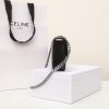 Best Replicas Bags - Celine Triomphe Replica Shoulder Bag - Shiny Calfskin Silver Shop For Best Louis Vuitton LV Replica Bags With Cheap Price