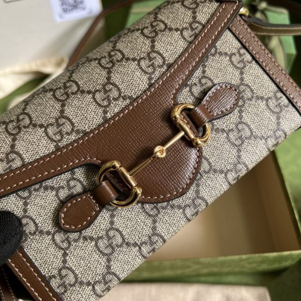 Replica Gucci Horsebit 1955 Mini Bag 699296 - Image 9
