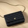 Best Replicas Bags - Chanel Replica WOC Black with Gold Chain Bag Shop For Best Louis Vuitton LV Replica Bags With Cheap Price