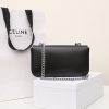 Best Replicas Bags - Celine Triomphe Replica Shoulder Bag - Shiny Calfskin Silver Shop For Best Louis Vuitton LV Replica Bags With Cheap Price