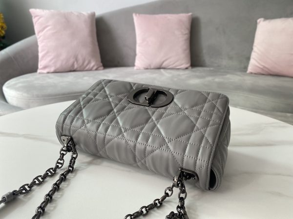 Replica Dior Caro Medium Bag Black Gold Hardware - Image 5