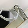 Best Replicas Bags - White Celine Triomphe Trapeze Calfskin Replica Bag Shop For Best Louis Vuitton LV Replica Bags With Cheap Price