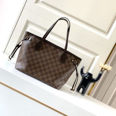 Louis Vuitton Damier Ebene Neverfull Bag M41603 Replica Red GM/PM/MM