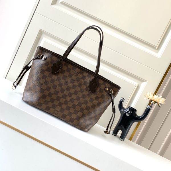 Louis Vuitton Damier Ebene Neverfull Bag M41603 Replica Red GM/PM/MM