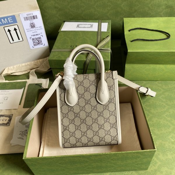 Replica Gucci GG Retro Mini Tote Bag 671623 - Image 8