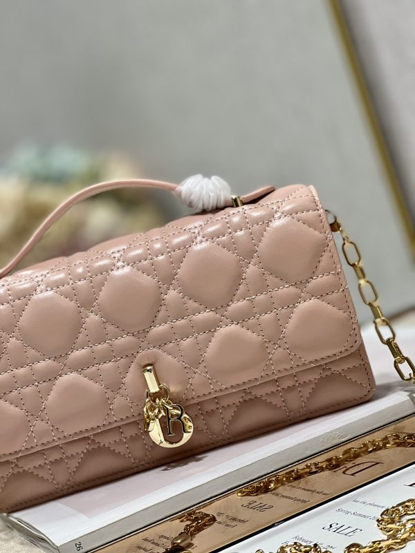 Replica Dior Miss Mini Rose Des Vents Lambskin Bag S0980Onmj_M49P - Image 7