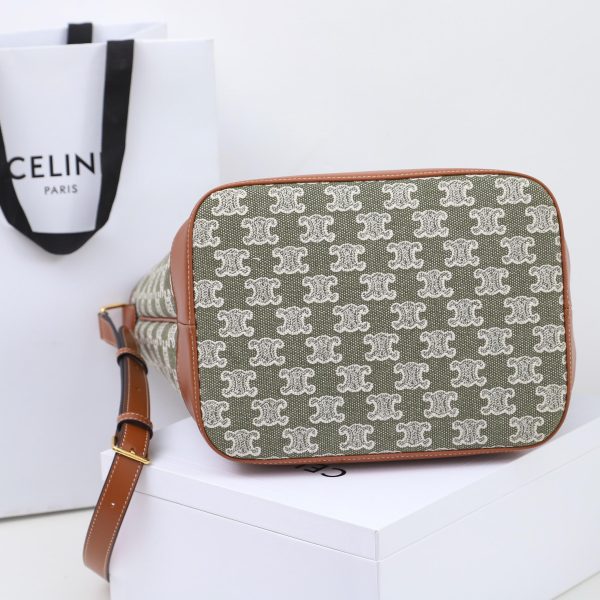 Celine Triomphe Medium Bucket Bag Replica - Image 4