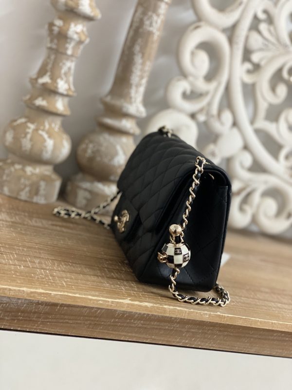 Chanel CF Mini 1786 Black Replica Handbag - Image 7