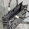 Best Replicas Bags - Dior Book Tote Replica - Black & White Paris Embroidery Shop For Best Louis Vuitton LV Replica Bags With Cheap Price