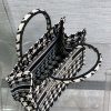 Best Replicas Bags - Replica Dior Book Tote - Black Houndstooth Embroidery M1296Ztqt_M911 Shop For Best Louis Vuitton LV Replica Bags With Cheap Price