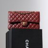Best Replicas Bags - Replica Chanel CF 25 Red Classic Flap Bag Shop For Best Louis Vuitton LV Replica Bags With Cheap Price