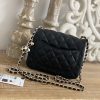 Best Replicas Bags - Chanel CF Mini 1786 Black Replica Handbag Shop For Best Louis Vuitton LV Replica Bags With Cheap Price