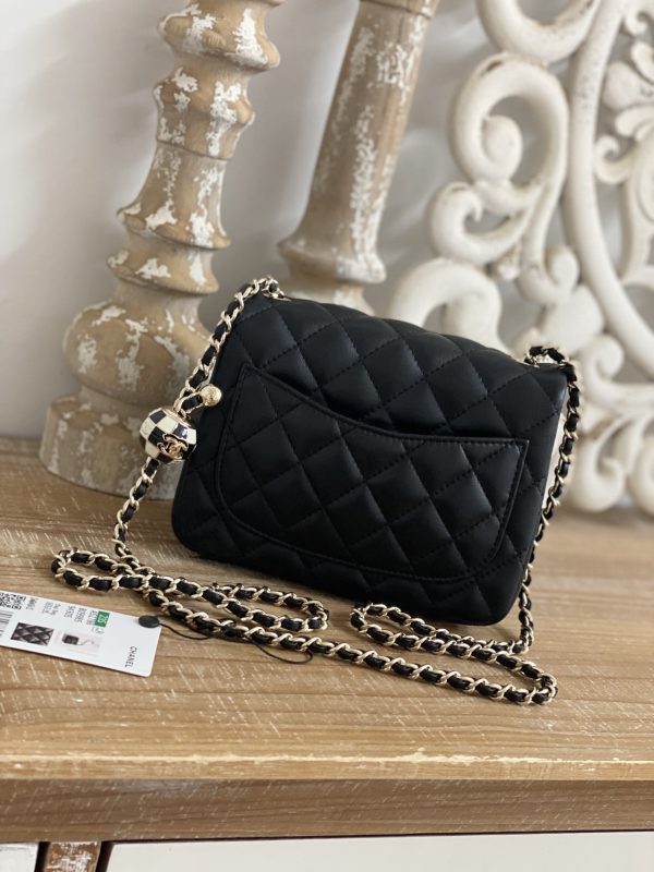 Chanel CF Mini 1786 Black Replica Handbag - Image 5
