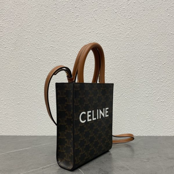 Replica Celine Triomphe Mini Tote in Black | Timeless Elegance - Image 5