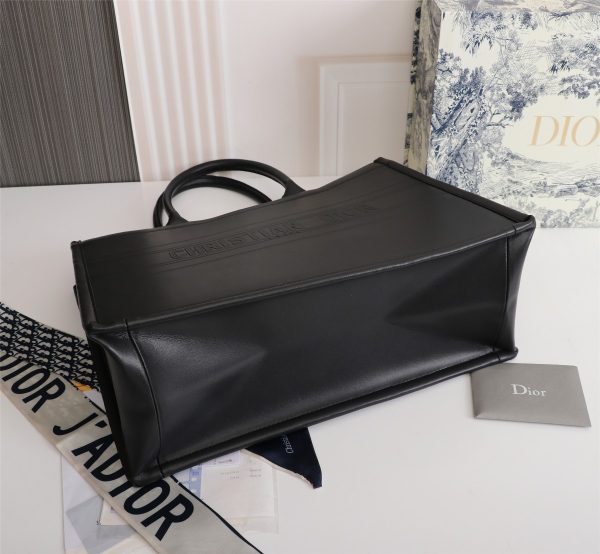 Replica Dior Book Tote: White Multicolor Fleurs Embroidery - Image 6