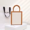 Best Replicas Bags - Celine Mini Vertical Cabas Replica - Textile & Calfskin Print Shop For Best Louis Vuitton LV Replica Bags With Cheap Price