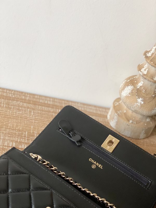 Chanel Replica Wallet On Chain in Black - Ap1450 - Image 5