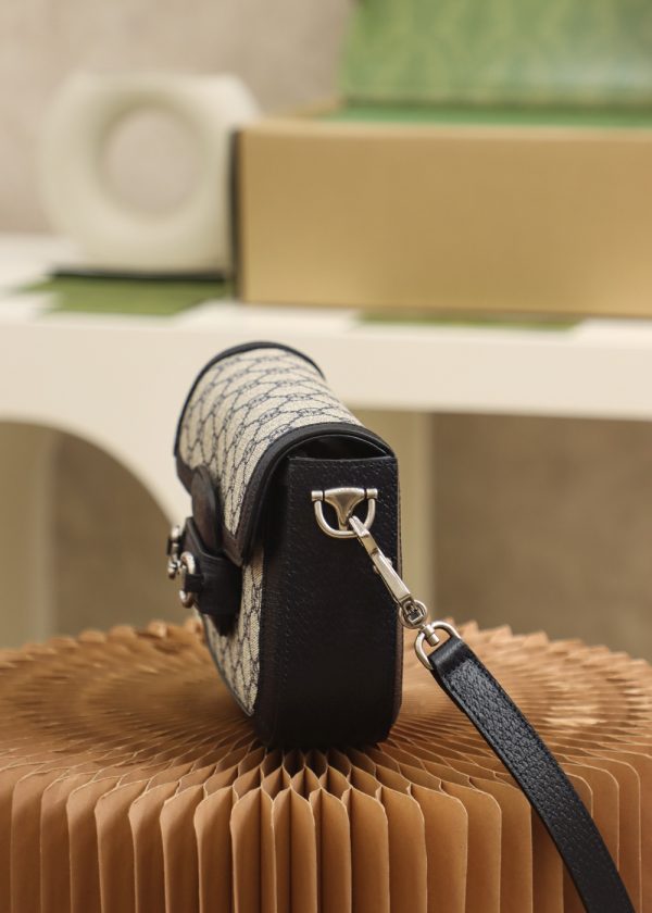 Replica Gucci Horsebit 1955 GG Mini Bag - Timeless Elegance - Image 6