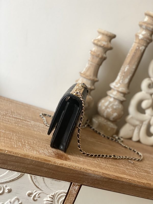 Chanel Replica Wallet On Chain in Black - Ap1450 - Image 9