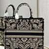 Best Replicas Bags - Replica Dior Book Tote – Black & White Cornely Embroidery Shop For Best Louis Vuitton LV Replica Bags With Cheap Price