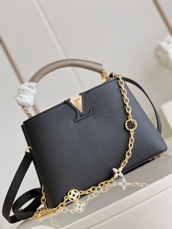 Replica Louis Vuitton Capucines MM 20708 Handbag - Image 9