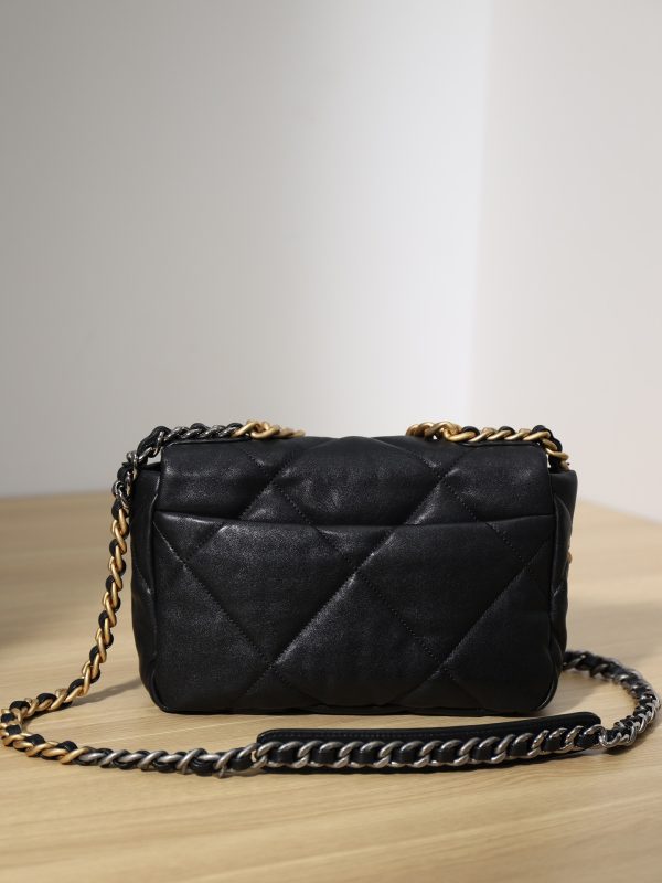 Replica Chanel CF 19 Black Handbag – Timeless Elegance - Image 4