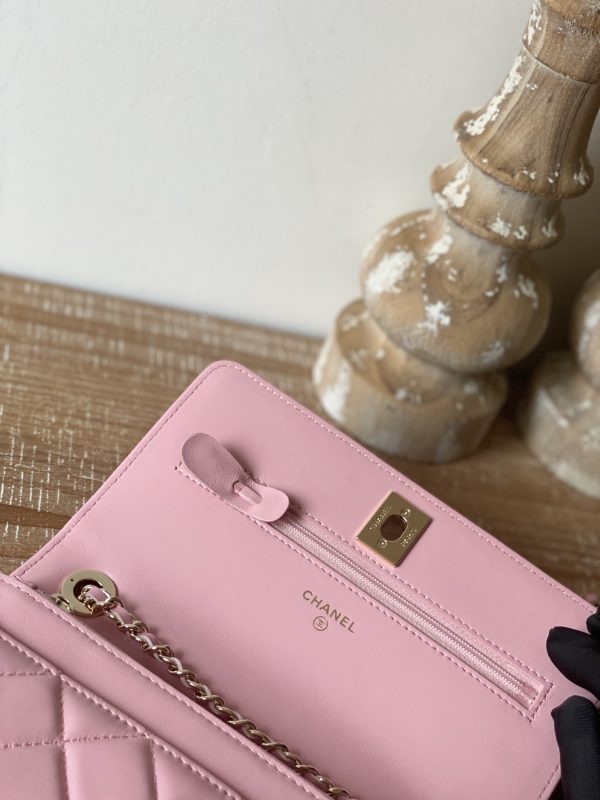 Replica Chanel Pink Wallet On Chain Ap1450 - Chic & Trendy - Image 3