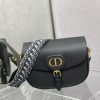 Best Replicas Bags - Replica Dior Bobby Bag Black Box Calfskin, Blue Oblique Strap M9320Umob Shop For Best Louis Vuitton LV Replica Bags With Cheap Price