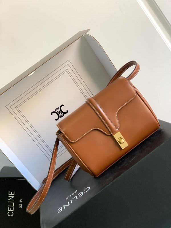 Celine Teen Soft 16 Replica in Smooth Safari Calfskin
