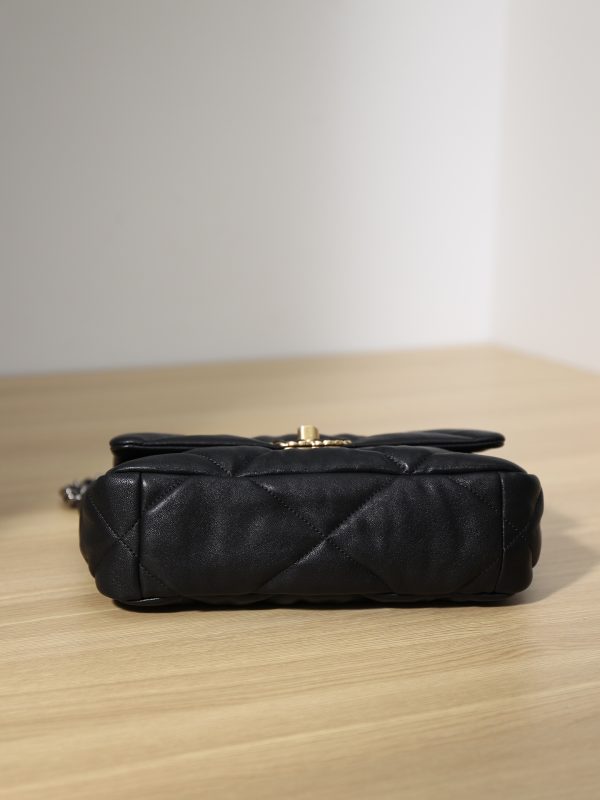 Replica Chanel CF 19 Black Handbag – Timeless Elegance - Image 3