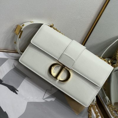 Replica Dior 30 Montaigne Bag – White Box Calfskin S2110Umos_M991