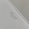 Best Replicas Bags - White Celine Triomphe Trapeze Calfskin Replica Bag Shop For Best Louis Vuitton LV Replica Bags With Cheap Price