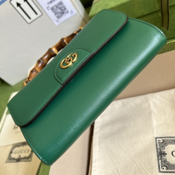 Replica Gucci GG Bamboo Top Handle Bag – Small - Image 4