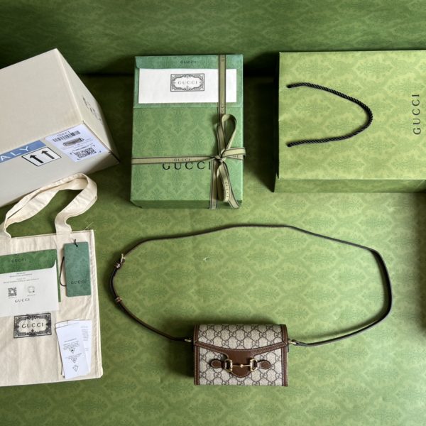 Replica Gucci Horsebit 1955 Mini Bag 699296 - Image 4