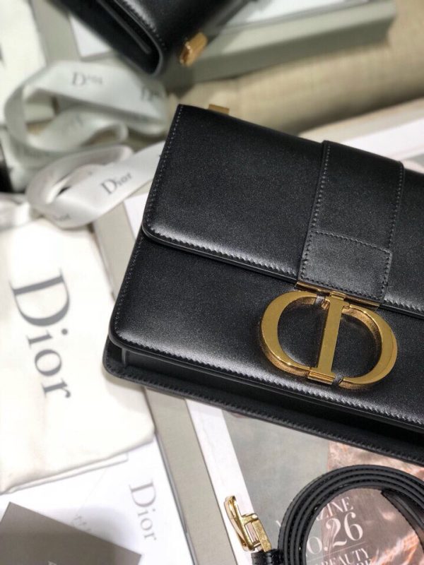 Replica Dior 30 Montaigne Black Box Calfskin Bag M9203Umos_M911 - Image 2