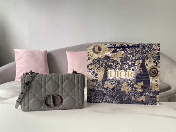 Replica Dior Caro Medium Bag Black Gold Hardware - Image 9