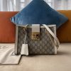 Best Replicas Bags - Replica Gucci Padlock GG Shoulder Bag 498156 Khnkg9761 Shop For Best Louis Vuitton LV Replica Bags With Cheap Price