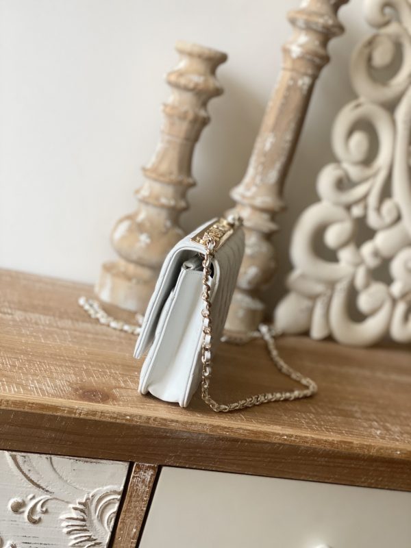 Chanel Replica Wallet On Chain - White Ap1450 - Image 8
