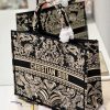 Best Replicas Bags - Replica Dior Book Tote – Black & White Cornely Embroidery Shop For Best Louis Vuitton LV Replica Bags With Cheap Price