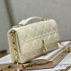 Best Replicas Bags - Replica Dior Miss Mini Bag - White Patent Cannage Calfskin Shop For Best Louis Vuitton LV Replica Bags With Cheap Price
