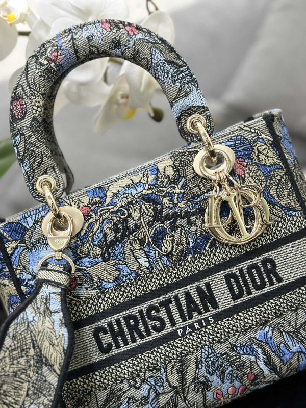 Replica Dior Medium Lady D-Lite Bag M0565Orzi_M49E - Image 4