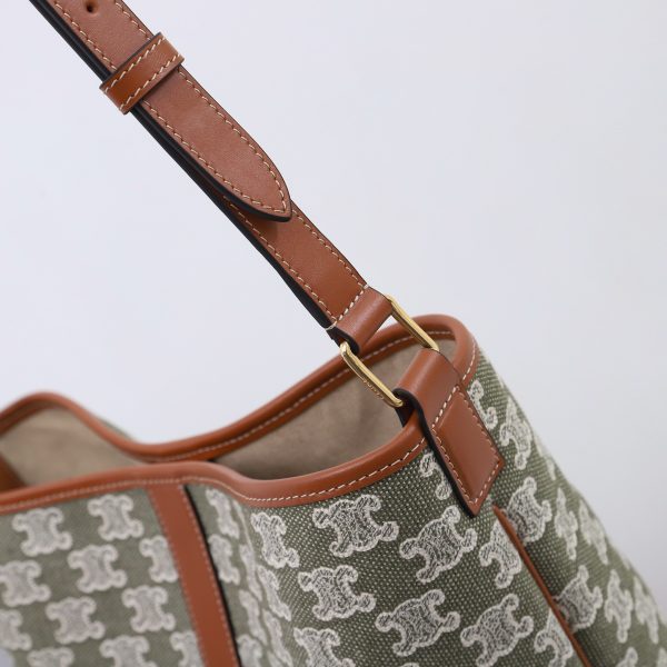 Celine Triomphe Medium Bucket Bag Replica - Image 3