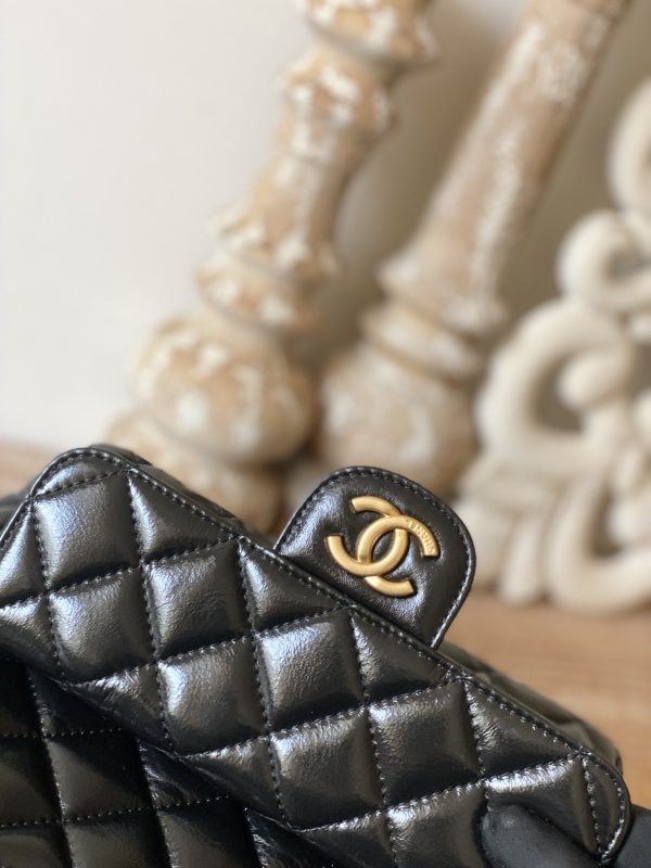 Chanel CF Mini 3690 Black Replica Handbag - Image 6