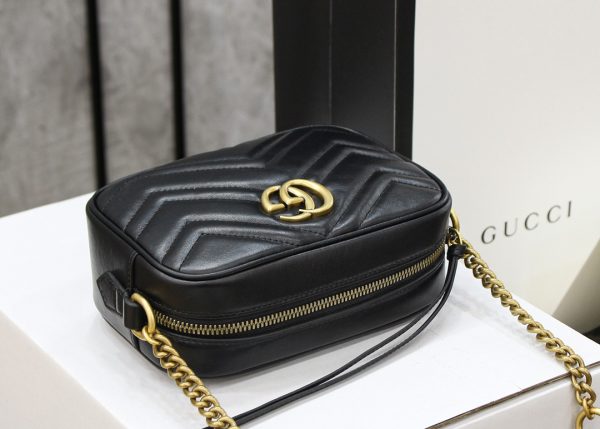 Replica Gucci GG Marmont Mini Matelasse Bag 448065 - Image 5
